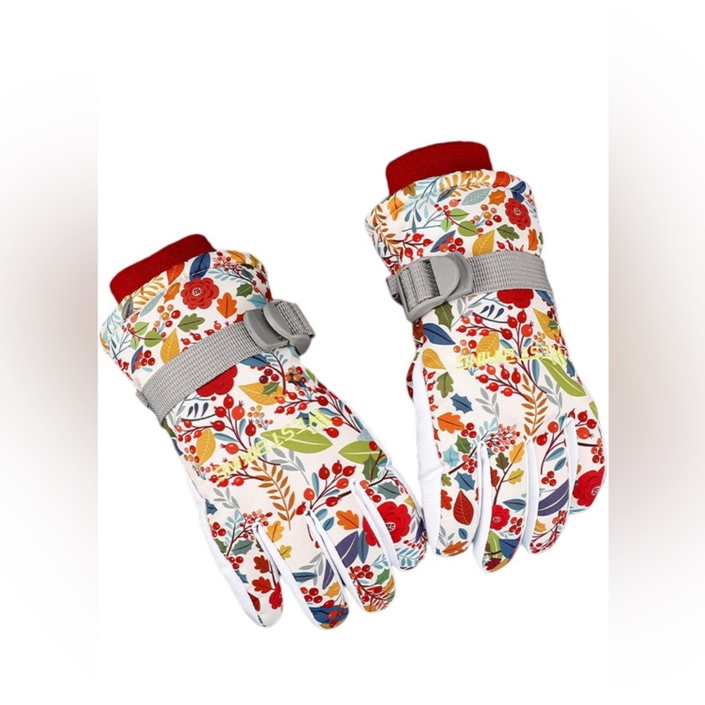 WEST BIKING Winter Warm Plush Lining Kids Gloves ( M )